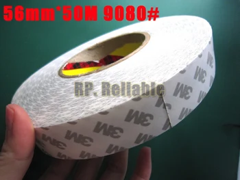 

1x 56mm *50M 3M9080 Translucent Two Sides Sticky Tape High Performance Double Coated for Industrial Electronic Assemble