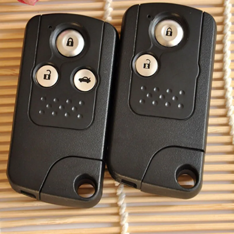 

DAKATU 2/3 button smart remote key shell for Honda Civic Accord CR-V Odyssey CROSSTOUR smart card shell with insert key blade