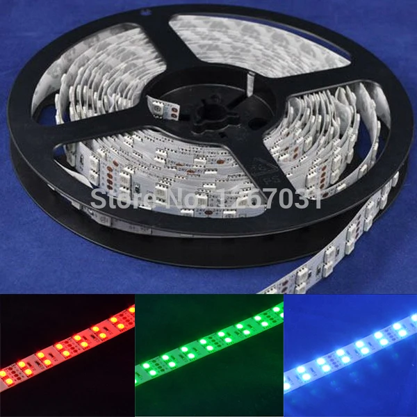 

1Roll 5M Double Row 5050 SMD 600Leds Warm White Led Strip Light Ip67 Waterproof 12V DC Bar Garden Outdoor Holiday Desk Lamp