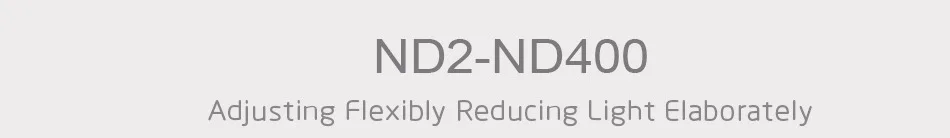 K& F концепция 43 мм нейтральная плотность фейдер переменная ND4 ND8 ND16 ND2 до ND400 Регулируемый ND тонкий фильтр объектива