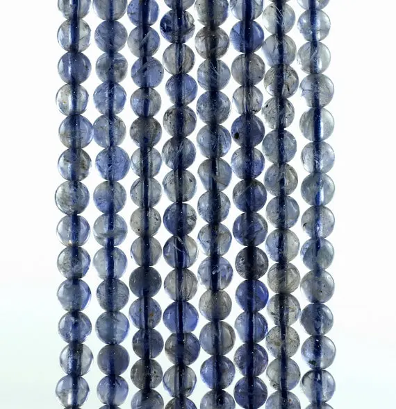 

3mm Bermudan Blue Iolite Gemstone Grade AAA Round Loose Beads 16 inch Full Strand (90186109-832)