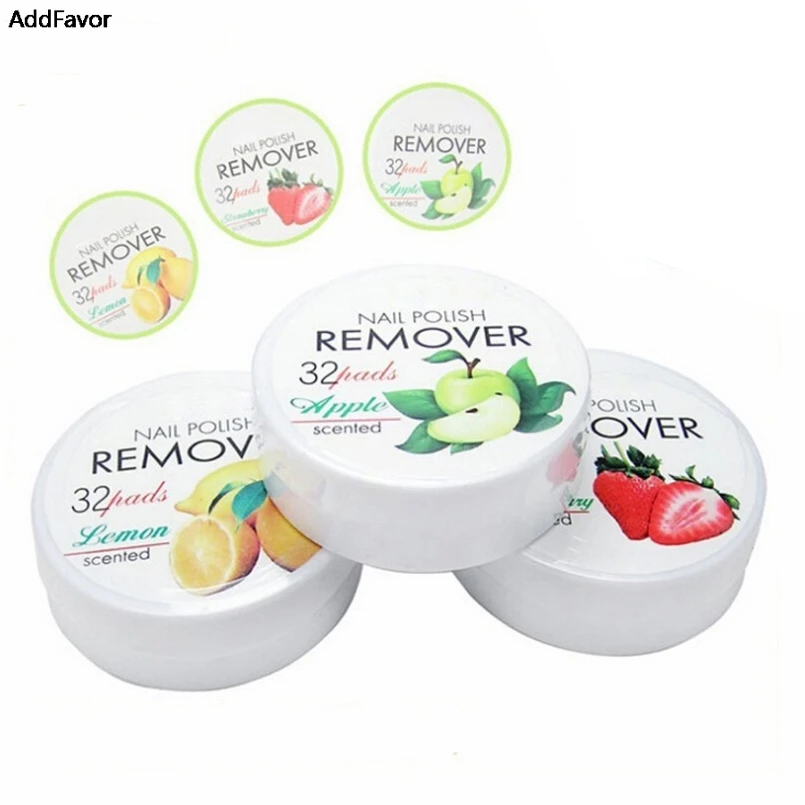 

AddFavor Nail Polish Remover Cleaner Nail Uv Gel Nails Wipes Cleaning Manicure Tools 32 Pads