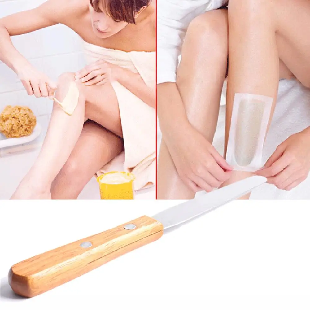 Stainless Steel Metal Wax Adjustment Stick Waxing Wax Spatula Sticks Depilation Hair Removal Applicator