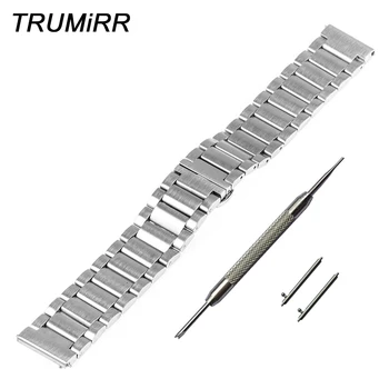 

Stainless Steel Butterfly Buckle Watch Band Bracelet 22mm for Moto 360 2nd Gen 46mm 2015 LG G Watch W100 / R W110 / Urbane W150