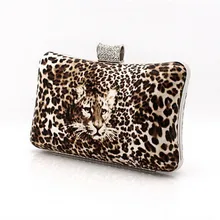 Neue Exquisite Hochzeit Taschen PU Frau Geldbörsen und Handtaschen Leopard Frauen Abendtaschen Damen Luxus Clutch