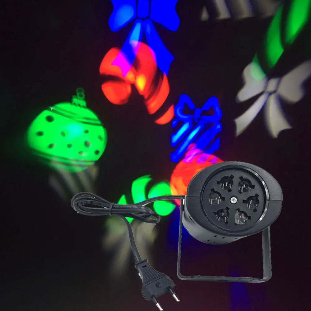 

4pcs Sliders LED Stage Light Laser Projector Lamps Heart Snow Spider Bat Christmas Party Landscape Light Garden Lamp