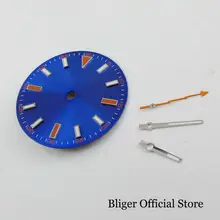 29 мм часы стерильный циферблат+ стрелки часов подходят для автоматического движения MIYOTA