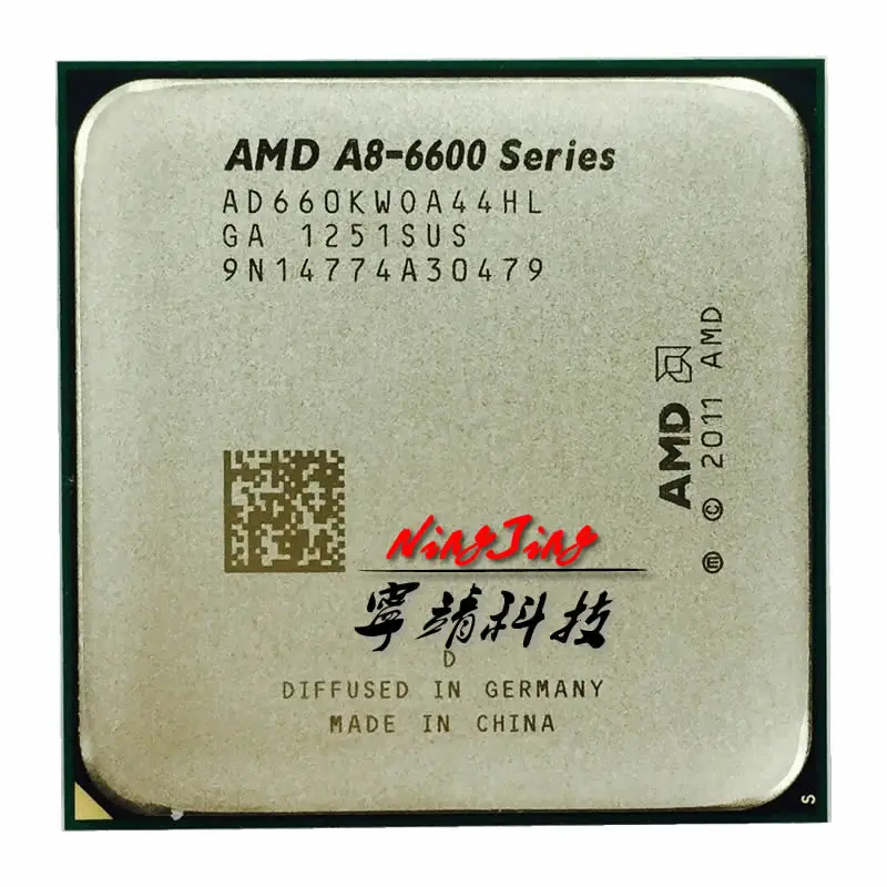 Четырехъядерный процессор AMD A8-Series A8 6600K A8 6600 3,9 ГГц AD660KWOA44HL с разъемом FM2