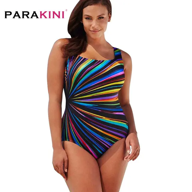 Best Price PARAKINI Plus Size Swimwear Female Polka Dot One Piece Swimsuit Women Retro Vintage Bathing Suits Large Size One-Piece Monokini Best Price PARAKINI Plus Size Swimwear Female Polka Dot One Piece Swimsuit Women Retro Vintage Bathing Suits Large Size One-Piece Monokini