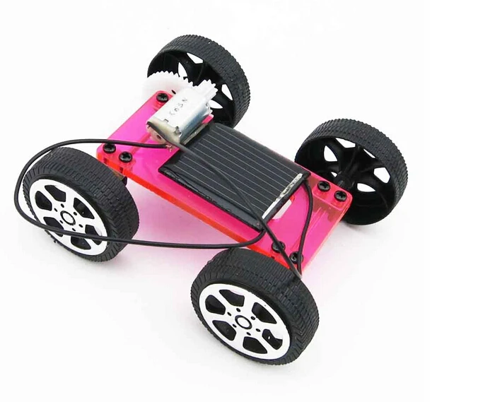 DIY Solarbetriebene Motor Racing Auto Modell Physik Pädagogisches Spielzeug 