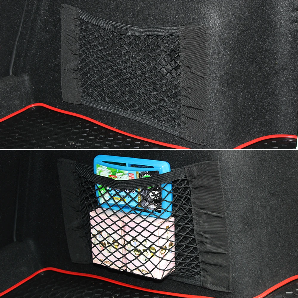 

Car Trunk Box Storage Bag Mesh Net Bag For Kia Cadenza Forte5 Optima 3 Soul EV 2 Spectra Stinger Stonic Venga Accessories