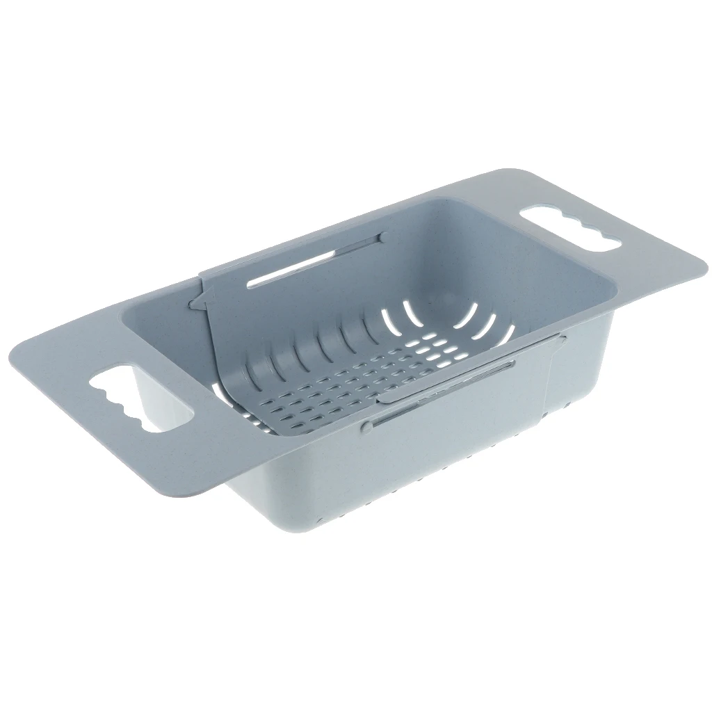 Expandable Dish Drying Rack Over The Sink in Straw Sink Dish Drainer Rustproof Kitchen Organization pots/pans Kitchen Holders