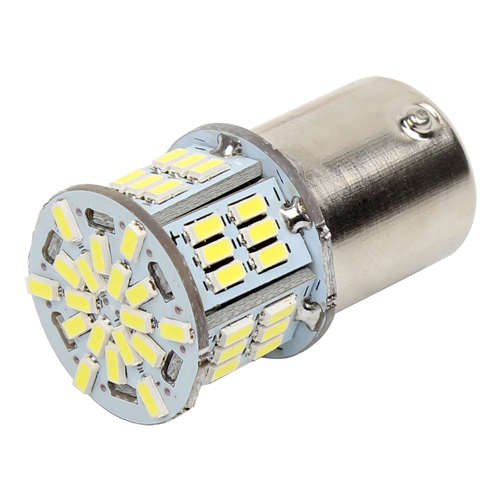 1156 BA15S светодиодный автомобильные тормозные лампы 3014 54SMD автомобильный Стайлинг