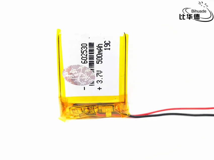 3,7 v литий-полимерная батарея 062530 602530 500 MAH Перезаряжаемые литий-ионные аккумуляторы для MP3 MP4 игрушки gps навигации цифровые продукты