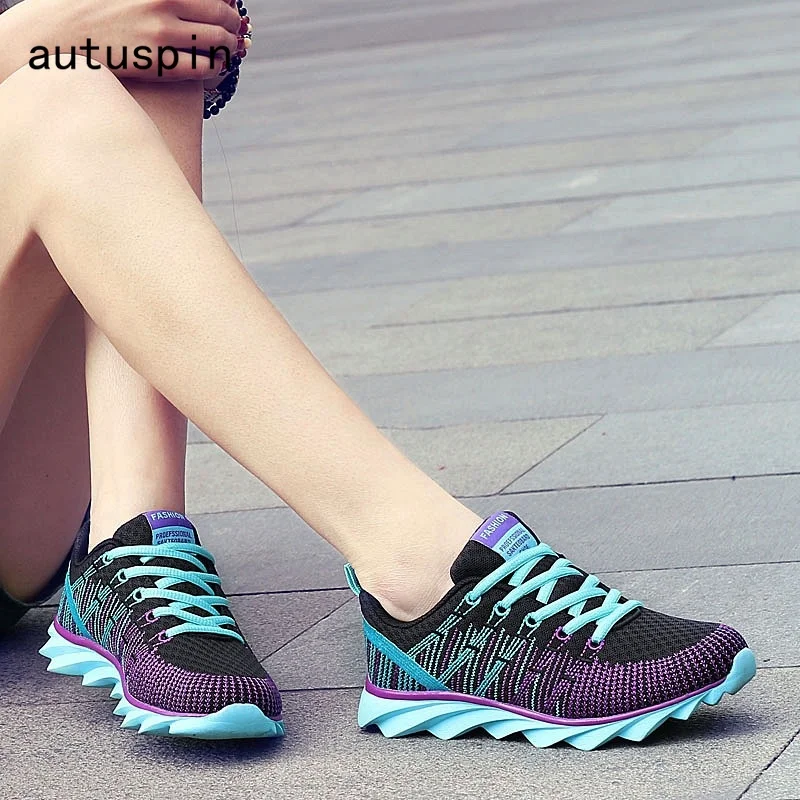 

Autuspin Casual Shoes Woman Breathable Air Mesh Women Footwear Lightweight Leisure Fashion Women's Shoes Soft Women Chaussures