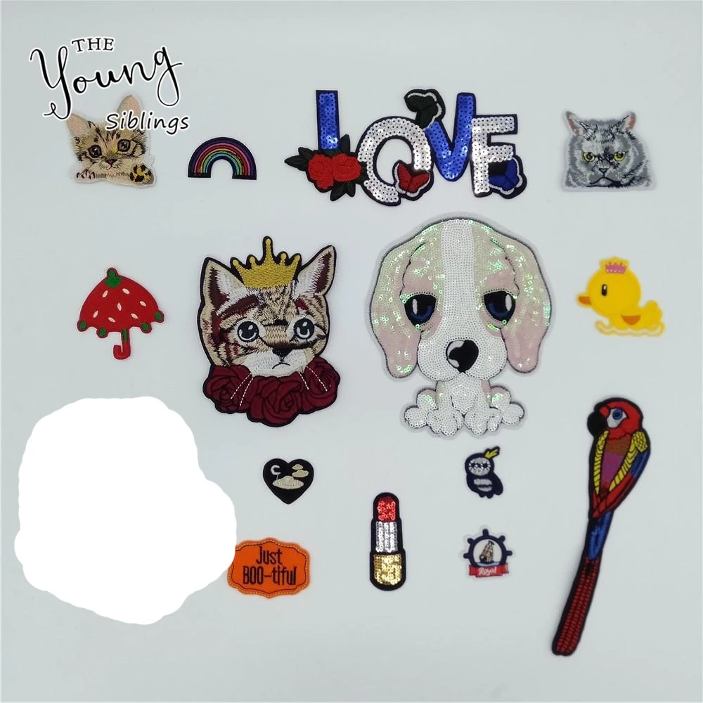 

Fashion style Cartoon Patch Hot melt adhesive Applique Embroidery DIY Sewing Clothing Accessories Patches 1pcs sell C5911-C5934