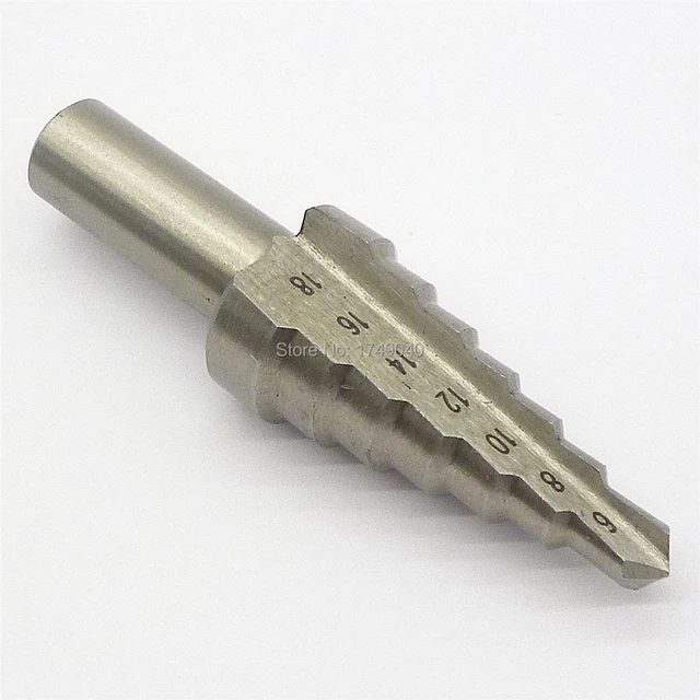 Hss 6 18mm Hole Reaming Cutting 7 Sizes Step Drill Bit Super Hard Steel