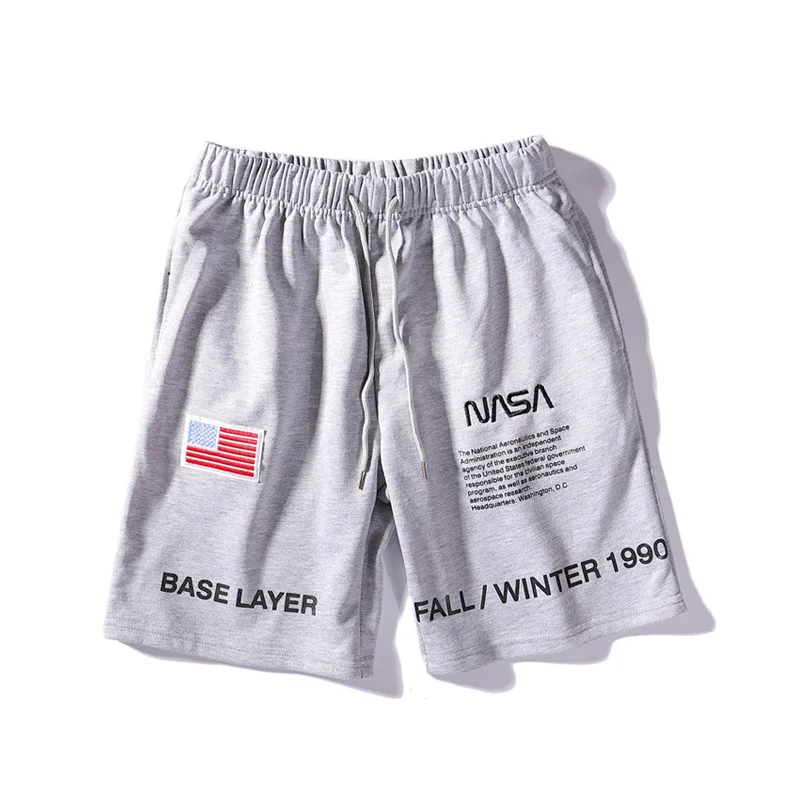 

Men's Casual Shorts Summer Hip Hop American Flag Embroidered Fashion Casual Shorts