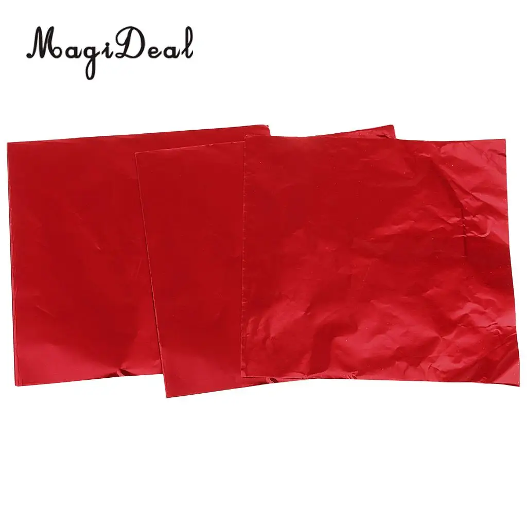 200 Pieces Chocolate Candy Sweets Foil Wrappers Packaging Craft Wedding Birthday Baby Shower Party DIY Craft