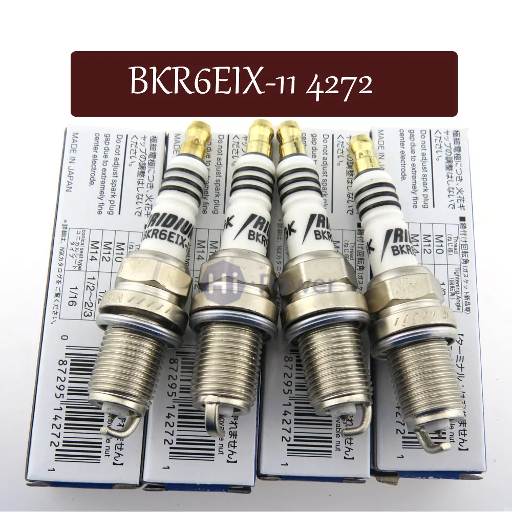 Original -OEM .BKR6EIX-11 4272 BKR6EIX 11 car Iridium Power Spark Plug For Toyota Lexus Suzuki Subaru BKR6EIX11 Original -OEM .BKR6EIX-11 4272 BKR6EIX 11 car Iridium Power Spark Plug For Toyota Lexus Suzuki Subaru BKR6EIX11