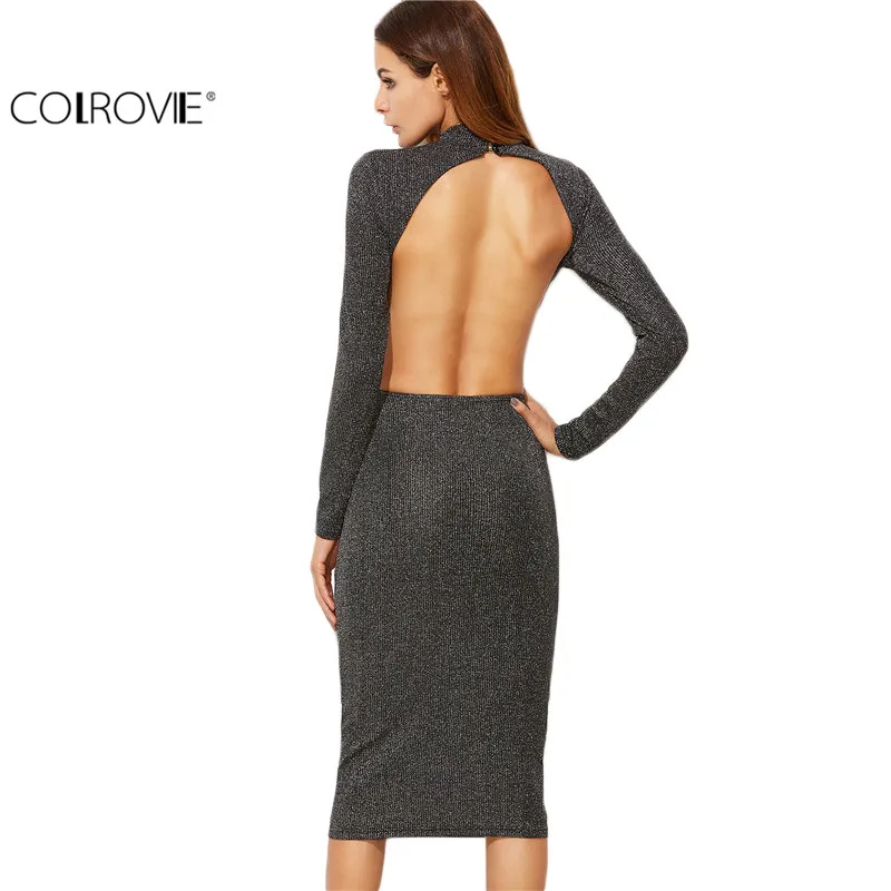 COLROVIE Korean Style Women Party Dresses Elegant Evening