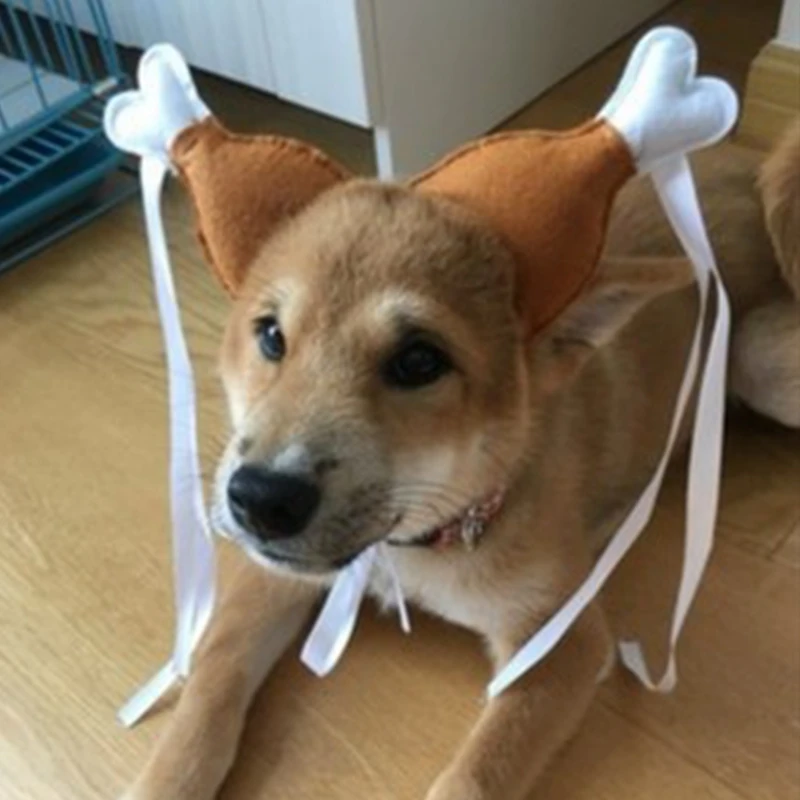 Turkey Chicken Drumstick Headband Dog Chicken Leg Hoop party Funny Props Cat Headdress Lovely Accessories Costumes FMD7020