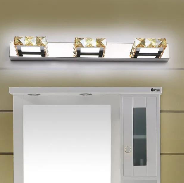 

Simple Modern Crystal Wall Sconce Bathroom Wall Lamp LED Mirror Light Fixtures For Home Indoor Lighting Lampe Murale Anardela