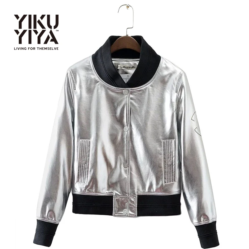 HAOYIHUI Womens Plain Printed Long Sleeve Zipper Casual Solid Jacket