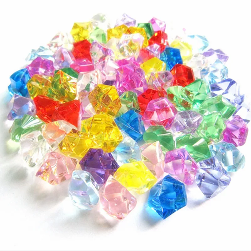 

Rhinestones Acrylic Crystal Gem Stone Irregular acrylic crystal stone plastic ice photography fish tank decoration bare stone