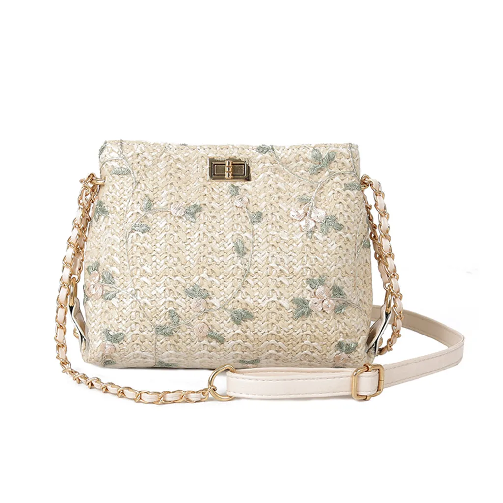 

Maison Fabre Lace Flowers Women bag Beach Lace Embroid Straw Bucket Bags Burlap Small Square Bags Sweet Girl Linen Messenger Bag