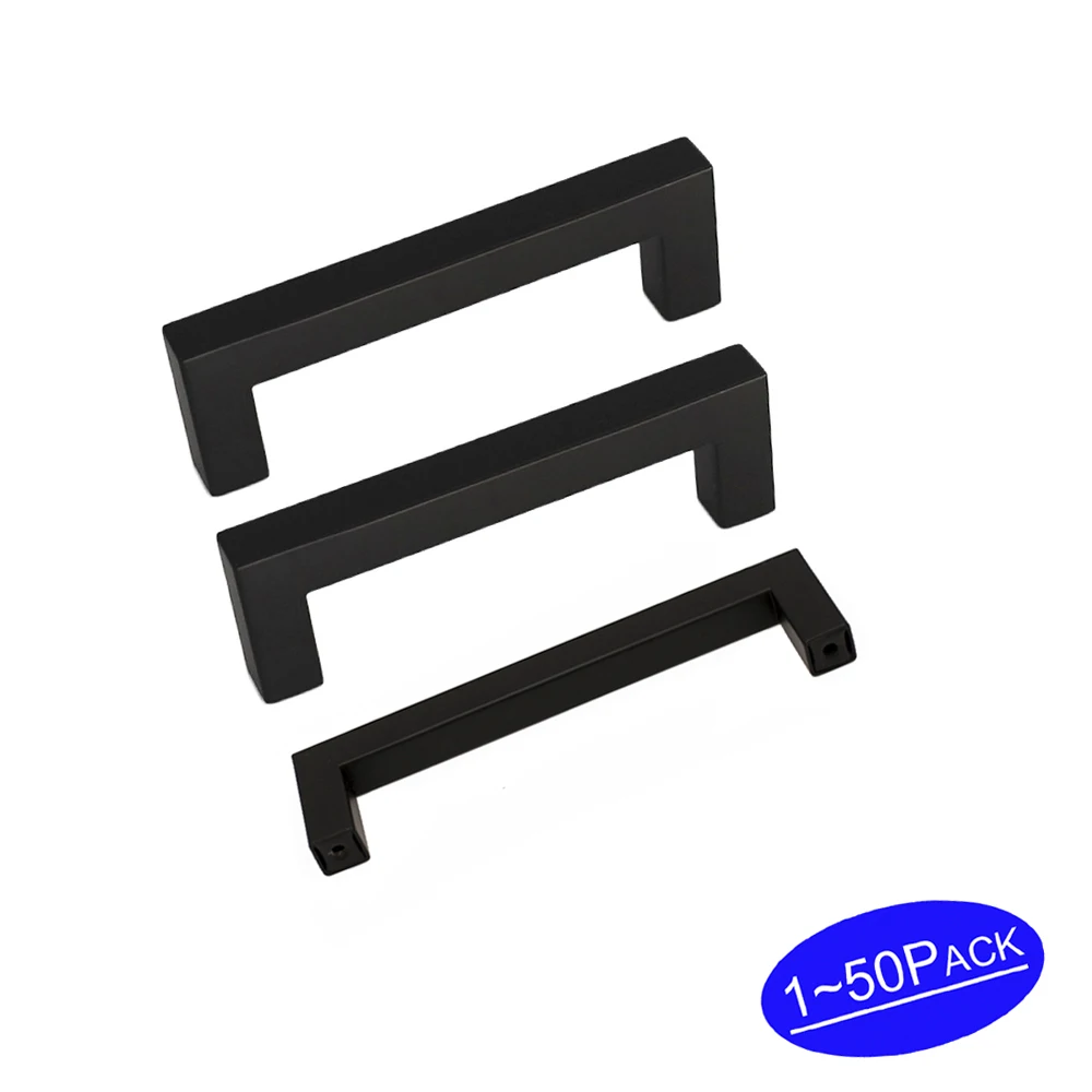 3inch Black Drawer Dresser Handles J12BK Kitchen Drawer Pulls