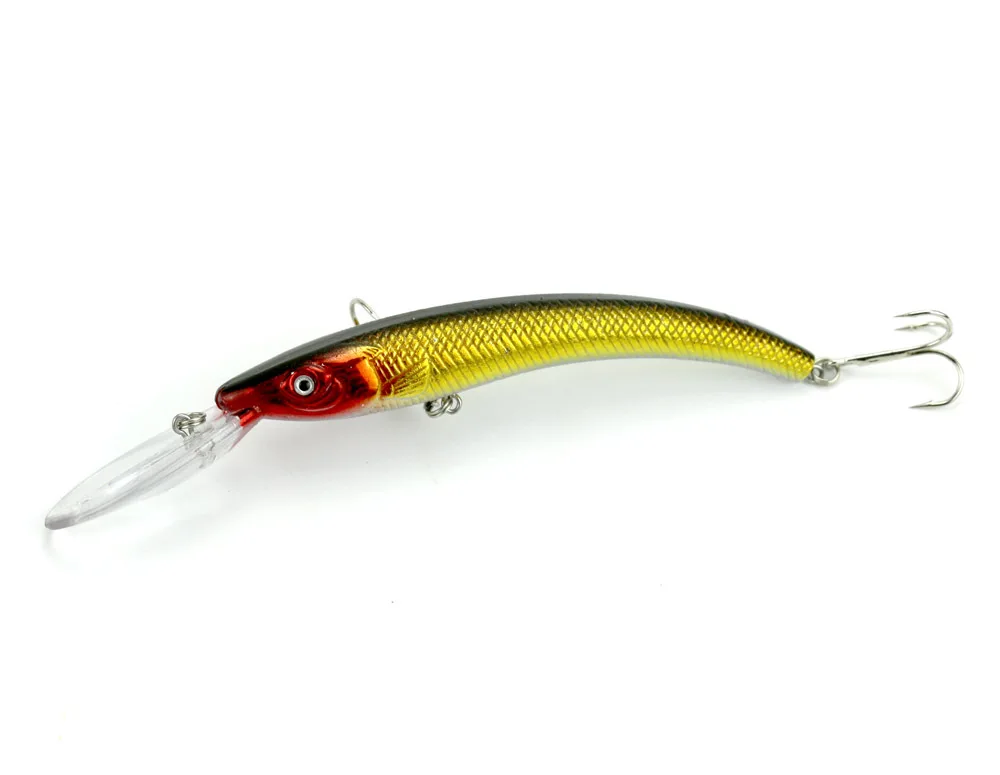 Dop Ship 1PCS 15.5cm 16.3g Wobbler Fishing Lure Big Crankbait Minnow Peche Bass Trolling Artificial Bait Pike Carp lures