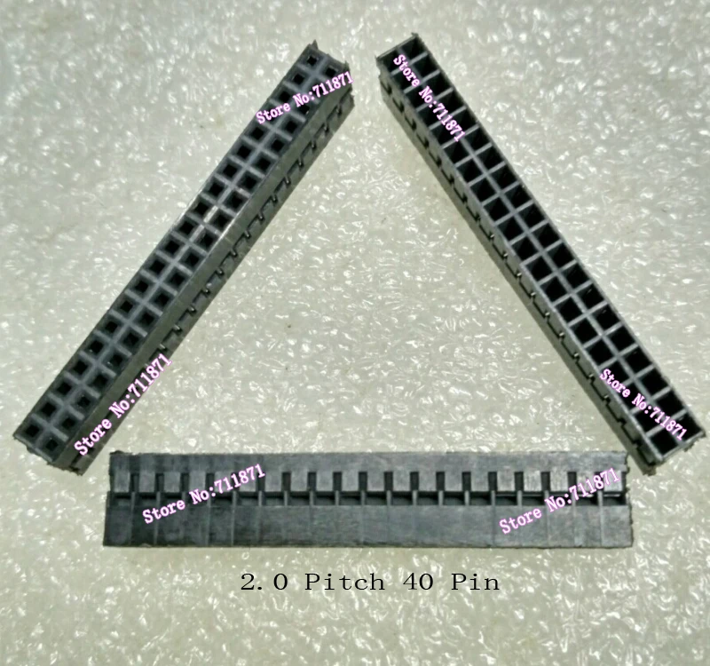 

2.0 Pitch 40P LVDS Connector Spacing 2mm 2 Row 2*20 40Pin LVDS Plug Adapter 2.0mm 40 Pin LVDS Screen cable Socket