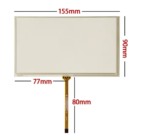 

155*90 6.5 inch audi A3 original car screen upgrade purple high transparent anti-glare anti-reflective soft screen