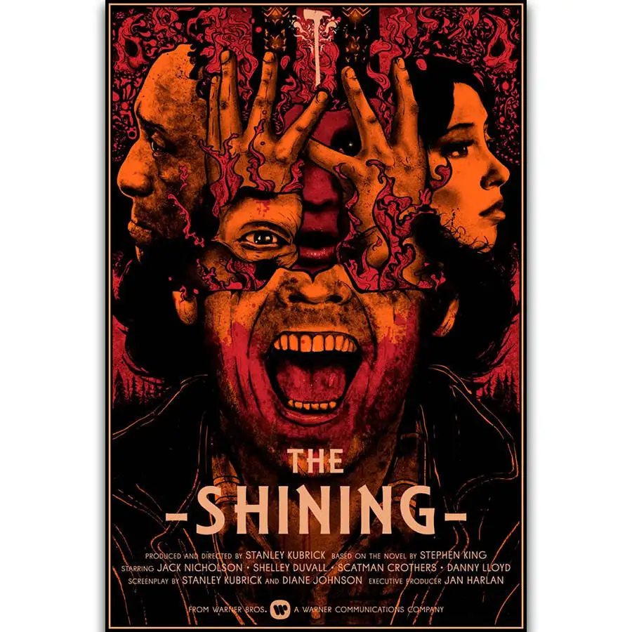 S2707 The Shining Classic Horror Movie Wall Art Painting Print On Silk