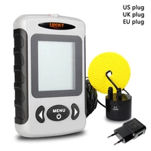 LUCKY Wired Fish Finder Wired Sonar Depth Sounder Alarm Ocean River Lake Intelligent Fishing Tackle FF718 New