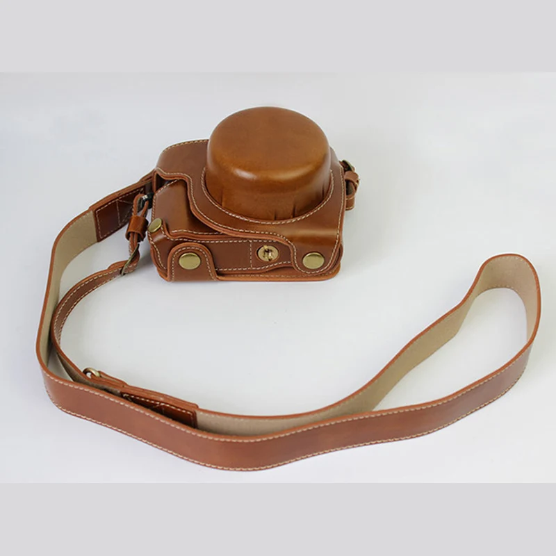 Высокое качество PU кожаный чехол Обложка Камера сумка для Panasonic LUMIX DMC-GF9 GF8 GF7 GF10 DMC-GF10 GF9 Портативный протектор