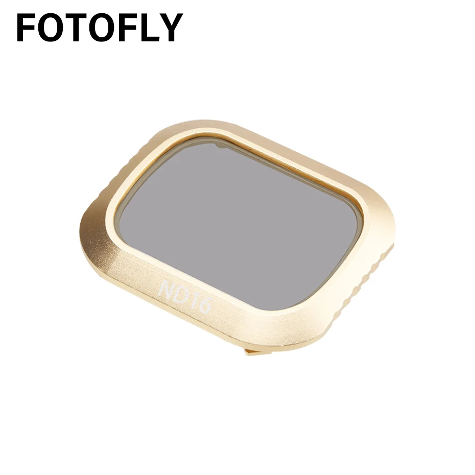 FOTOFLY для DJI Mavic 2 Pro фильтр для камеры ND4 ND8 ND16 PL поляризационный/УФ-Объектив Набор фильтров для Mavic2 Pro Drone Gimbals аксессуар - Цвет: ND 16