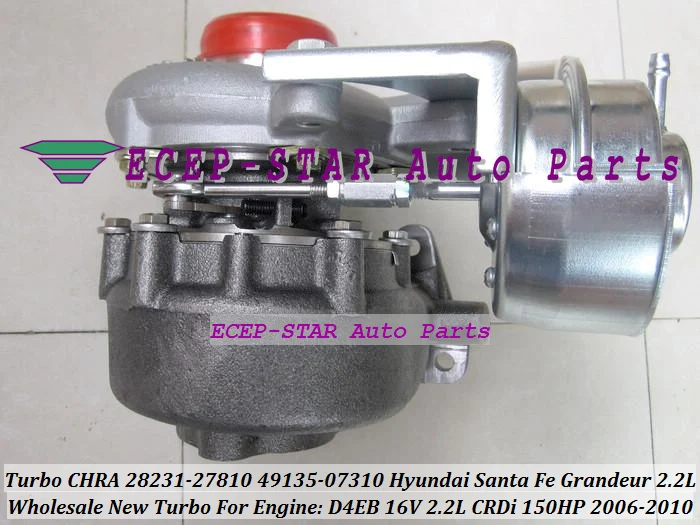 Turbocharger Turbo TF035 28231-27810 49135-07310 49135-07311 49135-07312 For HYUNDAI Santa Fe Grandeur CRDi D4EB 2.2L (3)