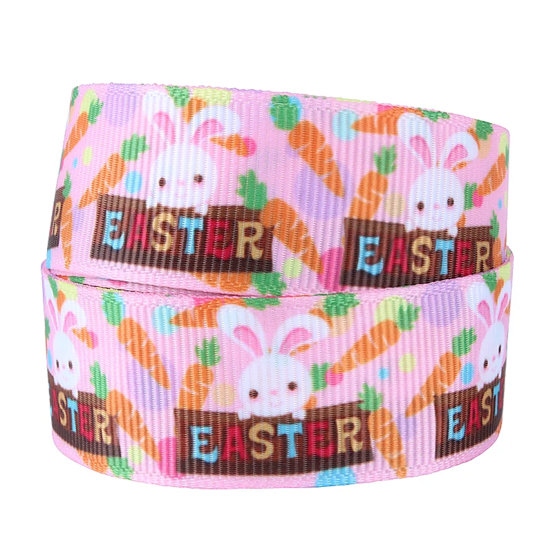 FLRA Ribbon New arrival Easter ribbon, 7/8 inch rabbit printed