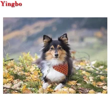 5D DIY Алмазная Картина фотографии на заказ, 3d-бриллиантовая вышивка, шнауцер собака, скварард вышивка крестиком Мозаика горный хрусталь живопись