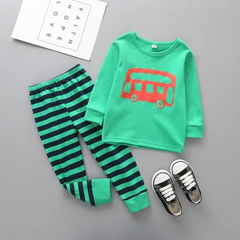 

Boys Girls Clothing Set 1-6 Y Winter Autumn Thermal Underwear 2 PCS Set (Top+Long Pant) Kids Cartoon Cotton Warm Long Johns Sets