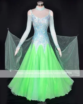 

New Ballroom Standard Dance Dress,Waltz Competition Dress,Ballroom Dress,Waltz Dance Dress