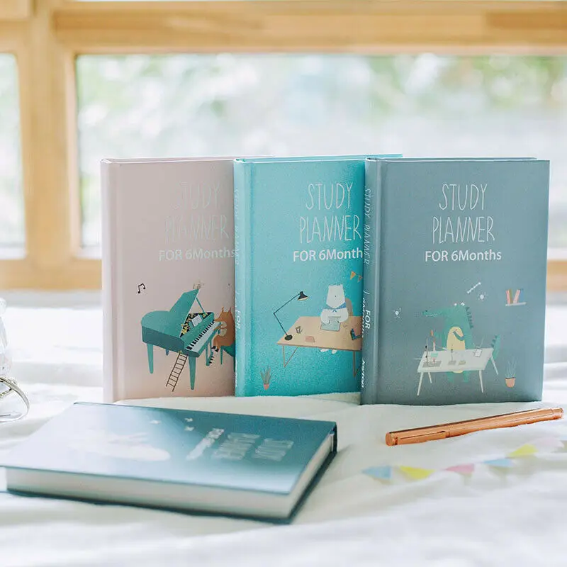 

Creative Learning Plan Article Art Small Fresh Diary Color Page Notebook