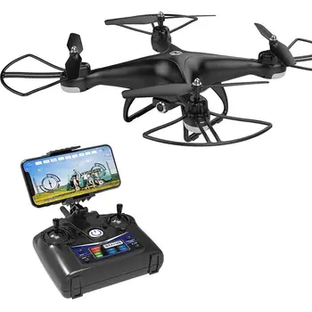 

Holy Stone 720P RC Drone Full HD Camera FPV 3D Flips RTF with 4G TF Card RC Helicopter WiFi APP Altitude Hold Quadcopter