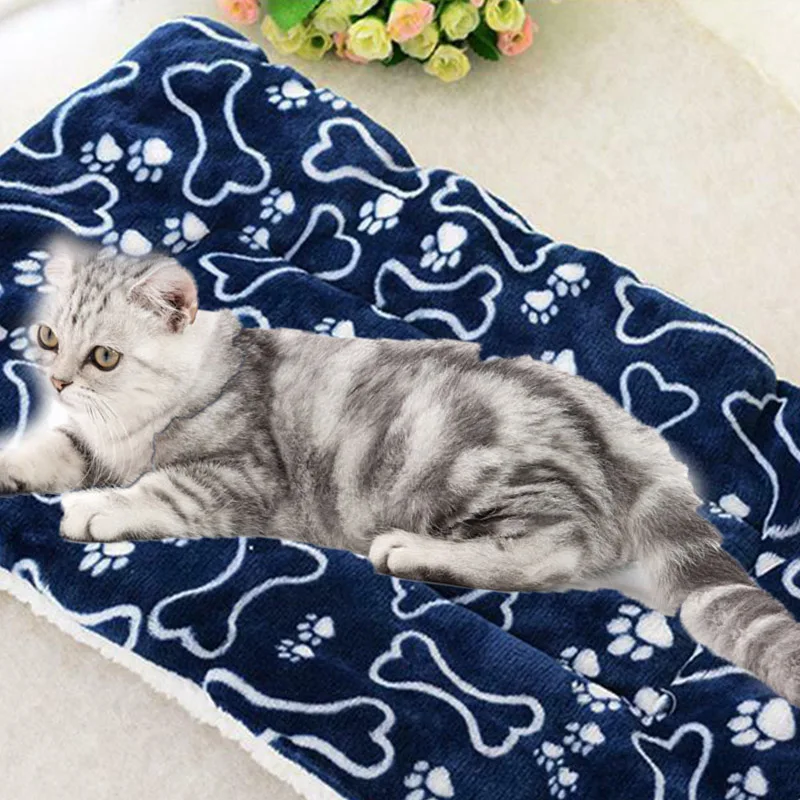 House Pet Sleeping Soft Warm Kennel Dog Mat Blanket Large Pet Dog Cat Washable Bed Puppy Cushion Mattress Kennel Crate Mat