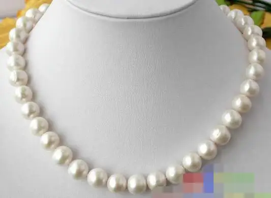 

song voge gem nanJ0609 ROUND WHITE FRESHWATER CULTURED PEARL NECKLACE