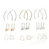 20pcs Copper Ear Wires Stud Ear Hook Gold/Silver/Rhodium Stud Earring Clasps Findings/Handmade DIY Earring Jewelry Making Craft ► Photo 1/6