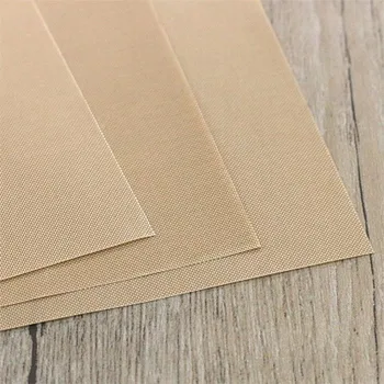 

XMT-HOME teflon mat teflon non-stick mats oven BBQ high temperature resistant baking oil paper anti-oil cloth mats 40X60cm 5pcs