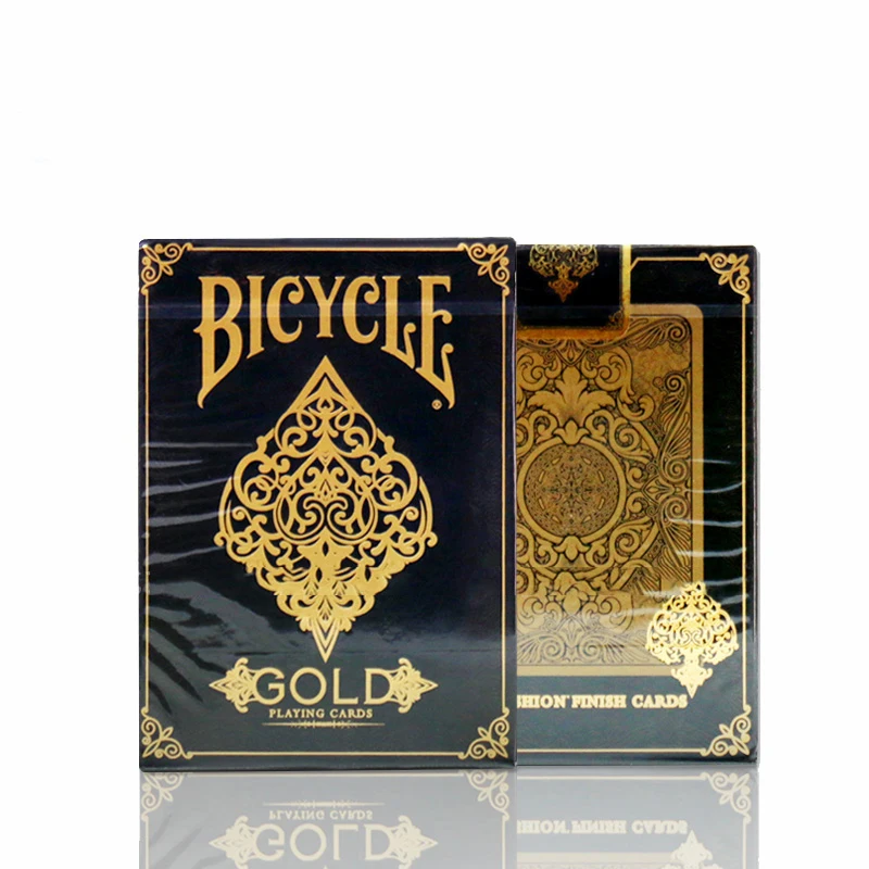 

Bicycle Gold Deck magic tricks magic props bicycle cards from US